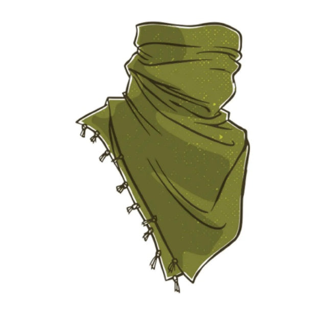 ROTHCO（ロスコ）SHEMAGH SCARF [無地][アフガンストール/シュマグ]【レターパックプラス対応】