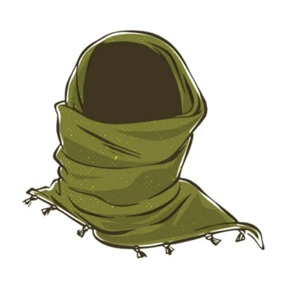 ROTHCO（ロスコ）SHEMAGH SCARF [無地][アフガンストール/シュマグ]【レターパックプラス対応】