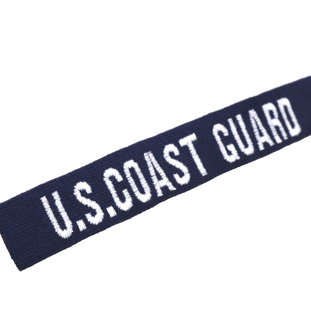 Military Patch（ミリタリーパッチ）U.S.COAST GUARD TAPE [ネイビー] [コットン]【レターパックプラス対応】【レターパックライト対応】