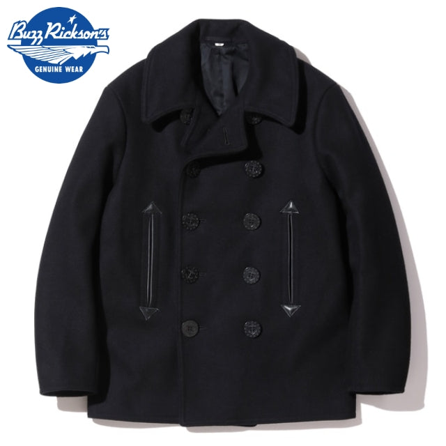 WILLIAM GIBSON （ウイリアムギブソン）Type BLACK PEA COAT by BUZZ RICKSON'S [BR12394]