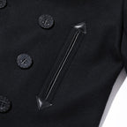 WILLIAM GIBSON （ウイリアムギブソン）Type BLACK PEA COAT by BUZZ RICKSON'S [BR12394]