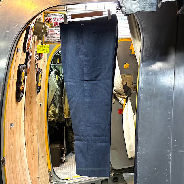 【店頭販売のみ】ワールドサープラス 英国空軍 RAF ドレスパンツ [BLUE][中古]