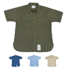 SESSLER Utility Shirt, Short Sleeve (No Patch) [Basic Model] [Nakada Shoten]