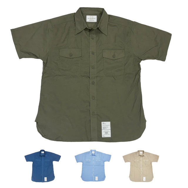 SESSLER（セスラー）ユーティリティーシャツ 半袖（パッチなし）【ベーシックモデル】【中田商店】