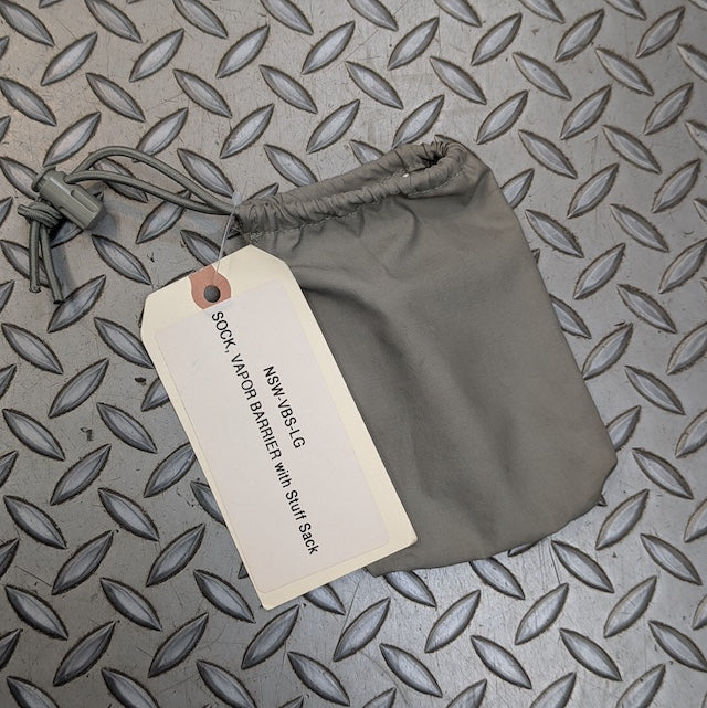 【店頭販売のみ】US SURPLUS（US サープラス）BLUE WATER DEFENSE VAPOR BARRIER SOCK BLACK