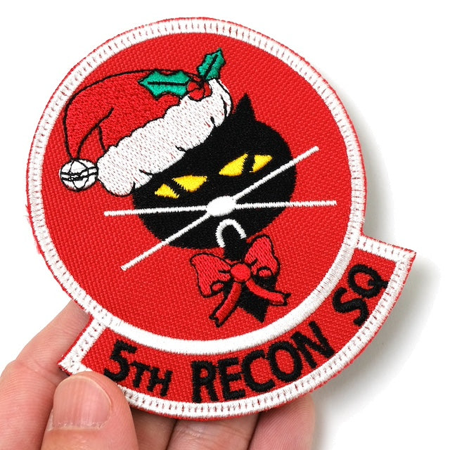 Military Patch（ミリタリーパッチ）5TH RECON SQ サンタバージョン [フック付き]【レターパックプラス対応】【レターパックライト対応】