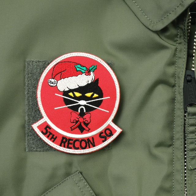 Military Patch（ミリタリーパッチ）5TH RECON SQ サンタバージョン [フック付き]【レターパックプラス対応】【レターパックライト対応】