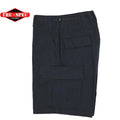 【クリアランスSALE】TRU-SPEC（トゥルースペック）B.D.U. Plus SHORTS [BLACK ][コットン100%][リップストップ][ジッパーフライ]【レターパックプラス対応】