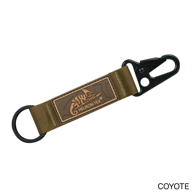 Helikon-Tex Helikon Logo Keychain Snap Hook Type [Black, Coyote][SNAP HOOK KEYCHAIN ​​WITH LOGO - NYLON]