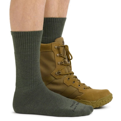 DARNTOUGH TACTICAL [T4022] Tactical Boot Sock Mid Weight Full Cushion [BK][CB][FG][Mid weight full cushion] [Letter Pack Plus compatible] [Letter Pack Light compatible]