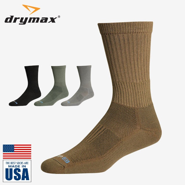 DRYMAX（ドライマックス）Active Duty Crew ソックス [ミリタリーライン][4色]【レターパックプラス対応】【レターパックライト対応】