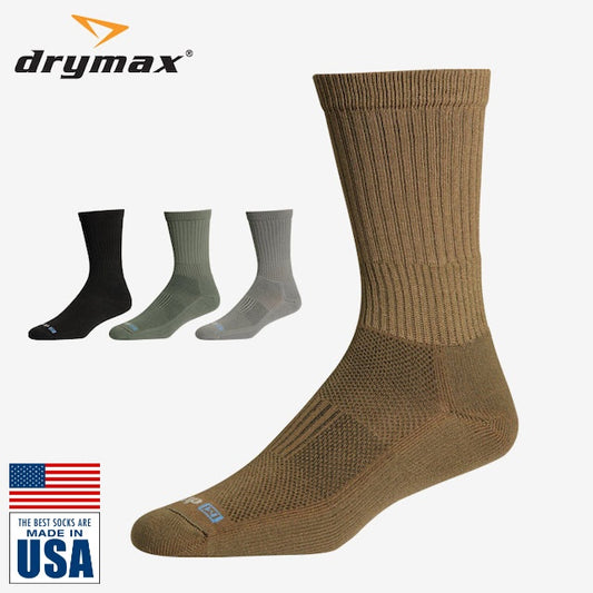 DRYMAX Active Duty Crew Socks [Military Line] [4 Colors] [Letter Pack Plus Compatible] [Letter Pack Light Compatible]