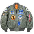 ALPHA INDUSTRIES TYPE MA-1 Vintage Reproduction Jacket with Patch [VINTAGE GRAY]