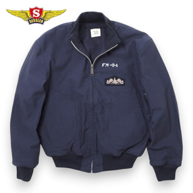 SESSLER（セスラー）U.S.NAVY SUBMARINERS DECK JACKET モール胸章付き サブマリーン ジャケット1940's REPLICA 【中田商店】