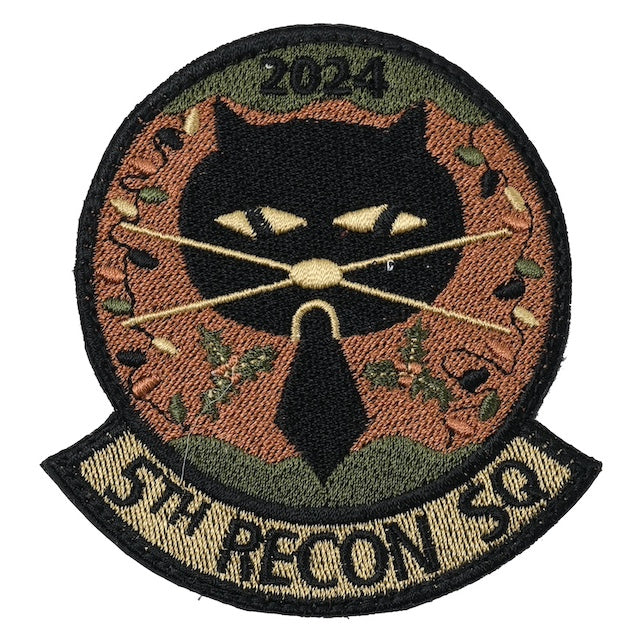 Military Patch（ミリタリーパッチ）5TH RECON SQ OCP クリスマス 2024 バージョン [フック付き]【レターパックプラス対応】【レターパックライト対応】