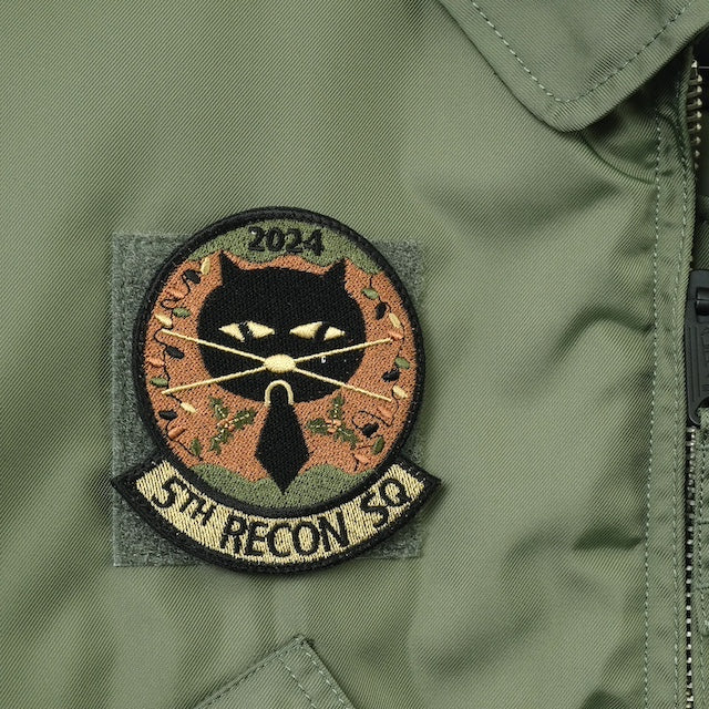Military Patch（ミリタリーパッチ）5TH RECON SQ OCP クリスマス 2024 バージョン [フック付き]【レターパックプラス対応】【レターパックライト対応】