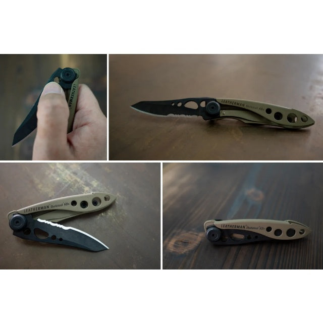 LEATHERMAN（レザーマン）Skeletool KBX [Coyote][半波刃フォールディングナイフ]