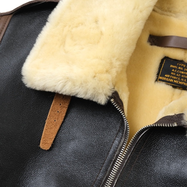 MORGAN MEMPHIS BELLE（モーガン メンフィスベル）TYPE B-6 クラシック ミリタリー ジャケット [グランドクルー][ムートン製]