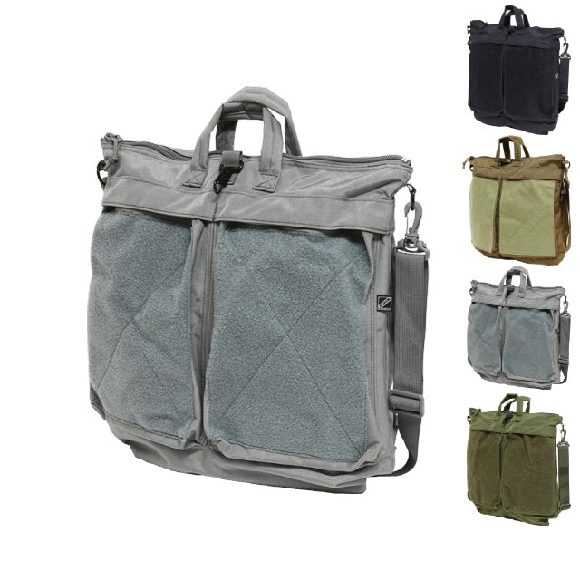 J-TECH Helmet Bag with Velcro [CORDURA Nylon] [Shoulder Strap Included] [Nakada Shoten]
