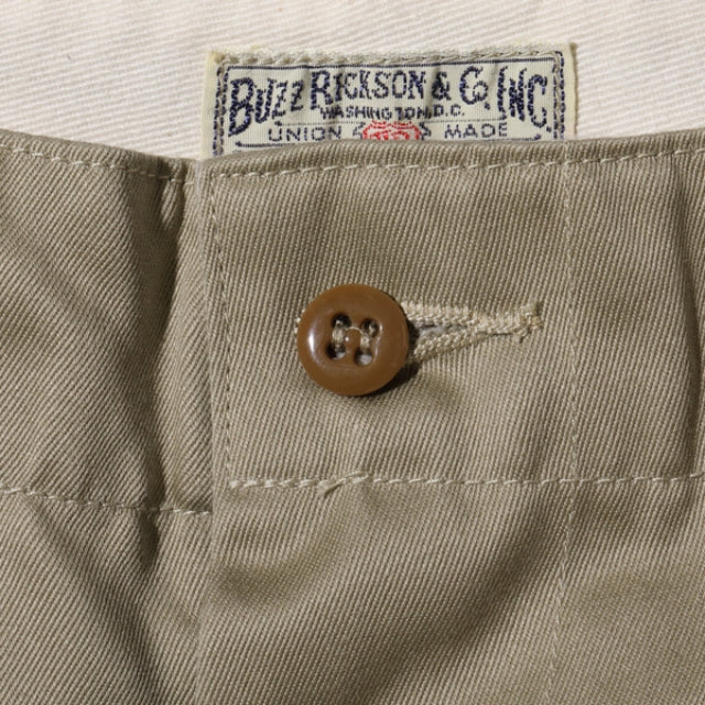 BUZZ RICKSON'S Original Spec. Chinos Khaki[BR40025