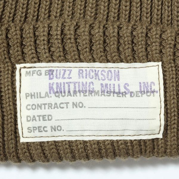 BUZZ RICKSON'S（バズリクソン）Cotton Watch Cap コットン ワッチキャップ[BR02186][4色]【レターパックプラス対応】