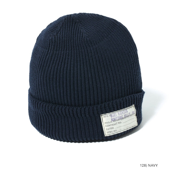BUZZ RICKSON'S（バズリクソン）Cotton Watch Cap コットン ワッチキャップ[BR02186][4色]【レターパックプラス対応】
