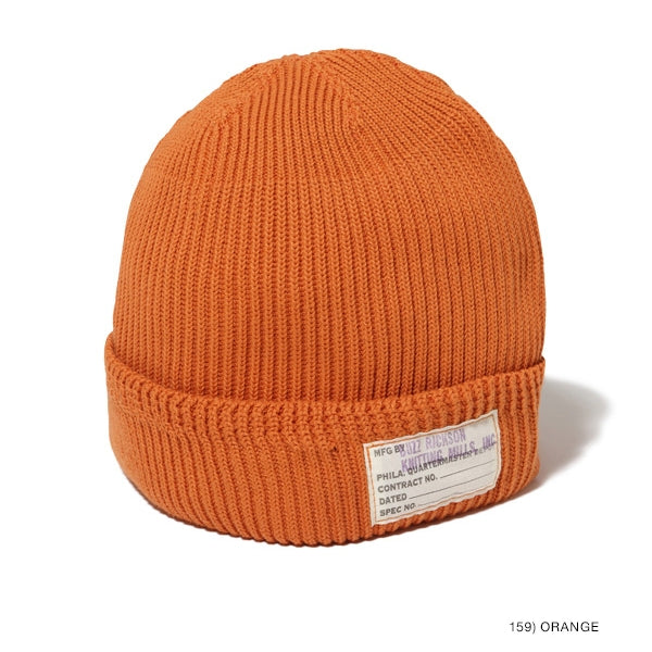 BUZZ RICKSON'S（バズリクソン）Cotton Watch Cap コットン ワッチキャップ[BR02186][4色]【レターパックプラス対応】