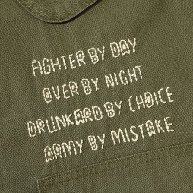 BUZZ RICKSON'S（バズリクソン）COAT, MAN'S COMBAT TROPICAL HAND EMBROIDERY [BR15919]
