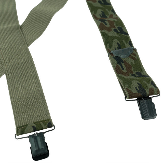 Rothco（ロスコ）X-Back Pant Suspenders [Woodland Camo]【レターパックプラス対応】