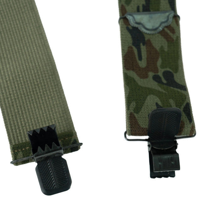 Rothco（ロスコ）X-Back Pant Suspenders [Woodland Camo]【レターパックプラス対応】
