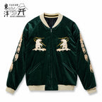 TAILOR TOYO（テーラー東洋） Late 1950s Style Velveteen Souvenir Jacket “POLAR BEAR” × “ALASKA MAP”