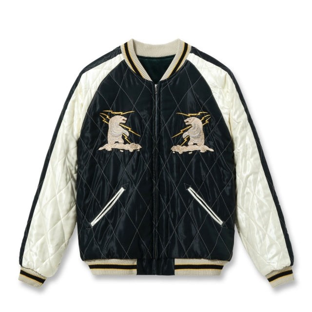 TAILOR TOYO（テーラー東洋） Late 1950s Style Velveteen Souvenir Jacket “POLAR BEAR” × “ALASKA MAP”