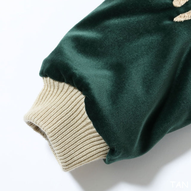 TAILOR TOYO（テーラー東洋） Late 1950s Style Velveteen Souvenir Jacket “POLAR BEAR” × “ALASKA MAP”