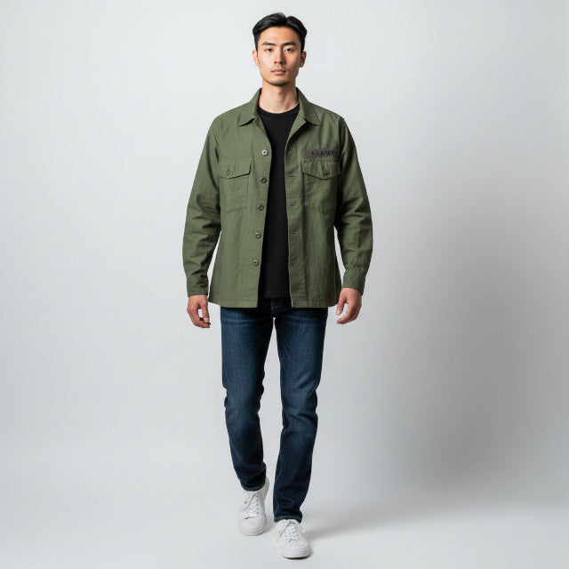 SESSLER（セスラー）ユーティリティー シャツ [TYPE 1968] [US ARMY ネームパッチ付]【中田商店】