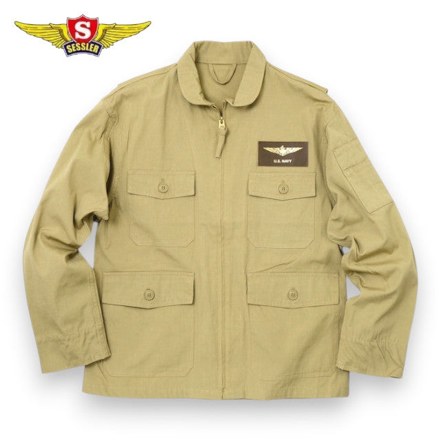 SESSLER TYPE AN-J2 with wing patch [Khaki] [with patch] [Nakata Shoten]