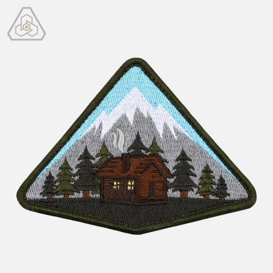 PROMETHEUS DESIGN WERX PDW Mountain Cabin Morale Patch [with hook] [Compatible with Letter Pack Plus] [Compatible with Letter Pack Light]