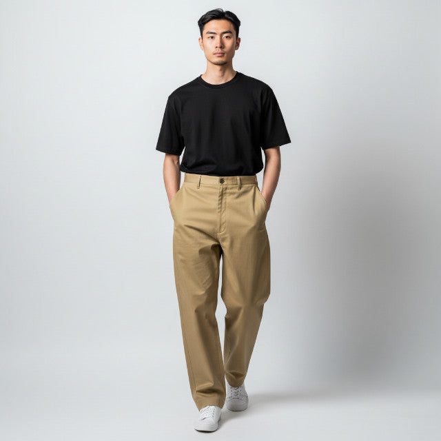 SESSLER Chino Khaki Pants Button Fly 1945 Model Vintage Reprint [Nakata Shoten]