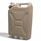 キャプテントムの米軍放出品LC Industries製20Lウォータータンク。無骨なタンカラーのプラスチック製ポリタンク