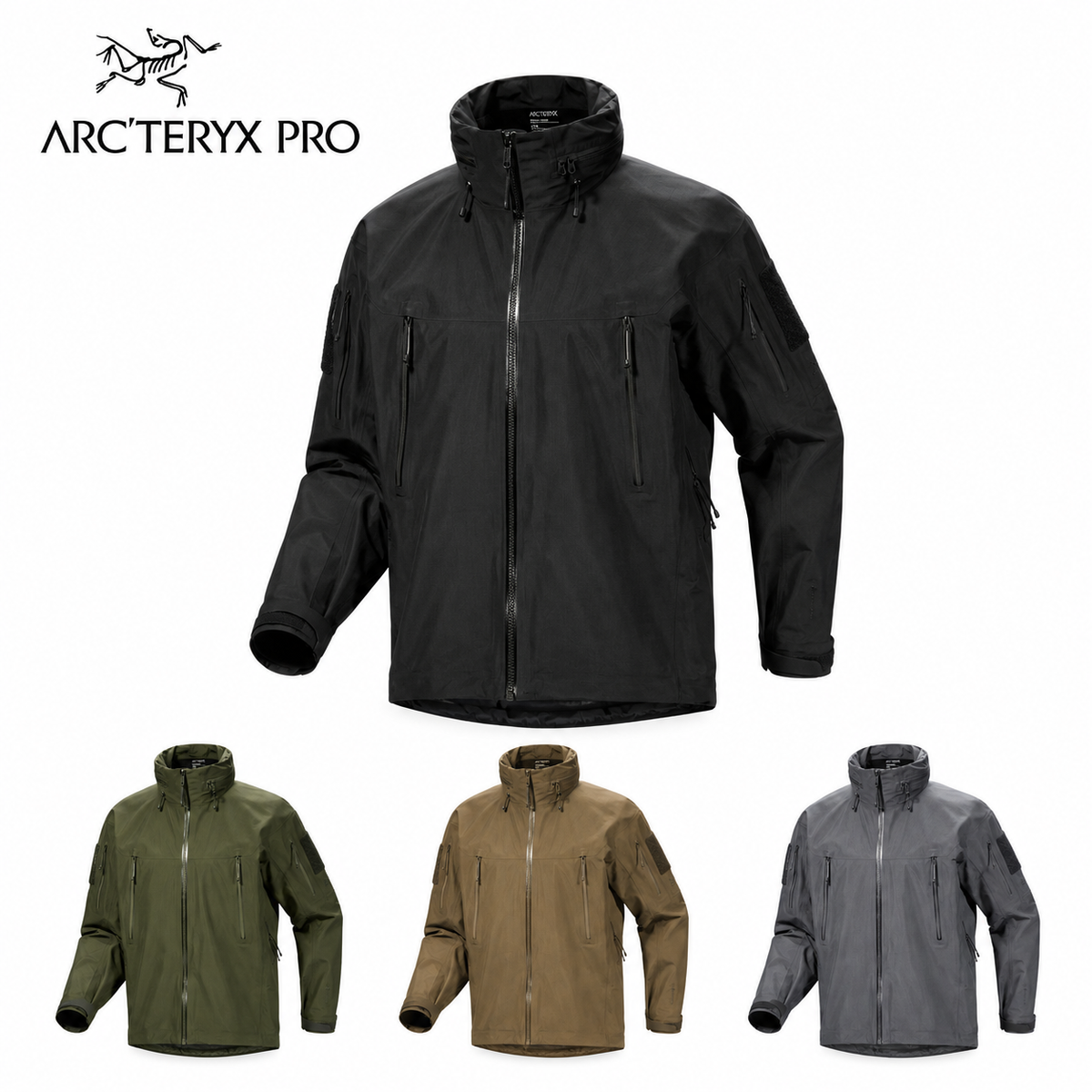 ARC'TERYX LEAF Alpha Jacket (Gen2) [Black] [Crocodile] [Ranger Green] [Wolf] [Alpha Jacket] [Sold only to government employees (not available for general purchase)]