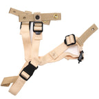 US SURPLUS（US サープラス）PASGT ヘルメット用 3点式チンストラップ Desert [フリッツ用] 【レターパックプラス対応】【レターパックライト対応】