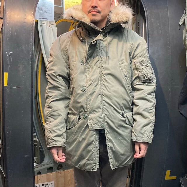 【店頭販売のみ】US(米軍実物) Extreme Cold Weather Type N-3B Parka [コヨーテファー][中古]