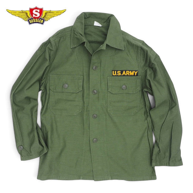 SESSLER（セスラー）ユーティリティーシャツ TYPE 1964 [フルカラー U.S.ARMYパッチ付]【中田商店】