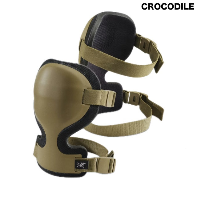 ARC'TERYX LEAF（アークテリクス リーフ）Combat Knee Caps [ニーパッド][Black][Crocodile][ライトウエイト][ロープロファイル][機動性重視]【PRO ESSENTIALS】一般販売可能 ID必要無し