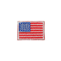 Military Patch（ミリタリーパッチ）US フラッグ 米国旗 [フルカラー] [小／2.2cm×3.2cm]【レターパックプラス対応】【レターパックライト対応】