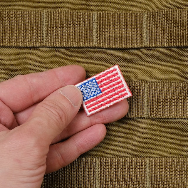 Military Patch US Flag US Flag [Full Color] [Small/2.2cm x 3.2cm] [Compatible with Letter Pack Plus] [Compatible with Letter Pack Light]