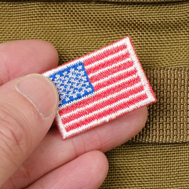 Military Patch US Flag US Flag [Full Color] [Small/2.2cm x 3.2cm] [Compatible with Letter Pack Plus] [Compatible with Letter Pack Light]