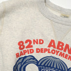 BUZZ RICKSON’S（バズリクソンズ） SET-IN CREW NECK SWEAT SHIRTS “82nd AIRBORNE DIVISION” [BR69633]