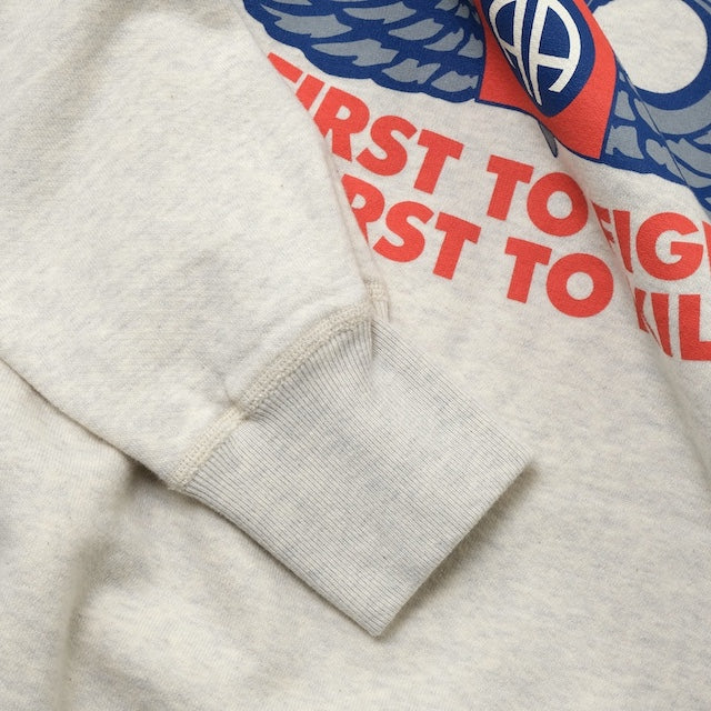 BUZZ RICKSON’S（バズリクソンズ） SET-IN CREW NECK SWEAT SHIRTS “82nd AIRBORNE DIVISION” [BR69633]