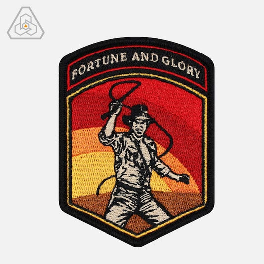 PROMETHEUS DESIGN WERX PDW Fortune and Glory Flash V2 Morale Patch [with hook] [Letter Pack Plus compatible] [Letter Pack Lite compatible]