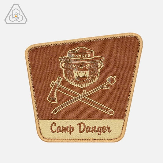 PROMETHEUS DESIGN WERX (プロメテウスデザインワークス)  DRB Camp Danger Park Sign Morale Patch [フック付き]【レターパックプラス対応】【レターパックライト対応】